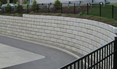 Retaining Wall Installation