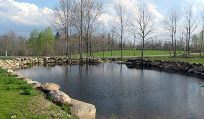 Residential Pond Installation